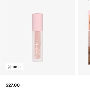 Mini Polite Society Lip Plumping Oil Gloss